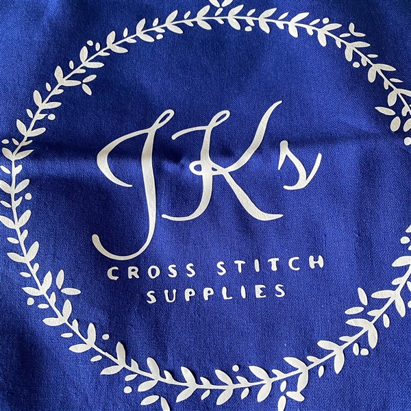 JKs Tote Bag Blue JK's Cross Stitch Supplies