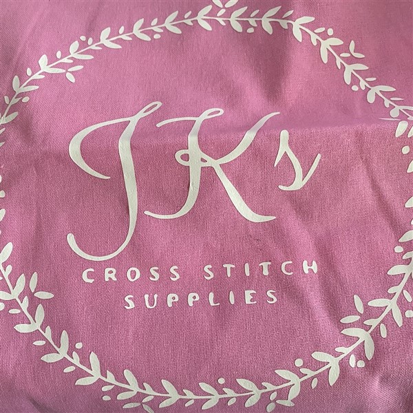 JKs Tote Bag Pink JK's Cross Stitch Supplies