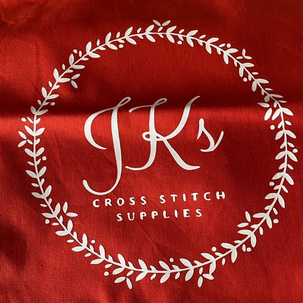 JKs Tote Bag Red JK's Cross Stitch Supplies