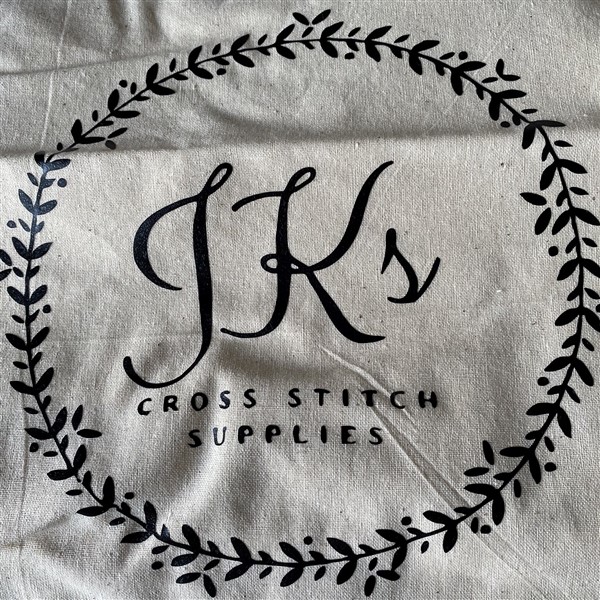 JKs Tote Bag White JK's Cross Stitch Supplies
