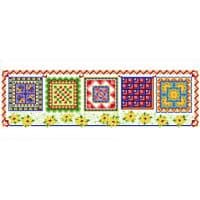 Ursula Michael Fiesta Quilts Cross Stitch Chart Hard Copy