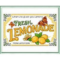 Ursula Michael Lemonade Cross Stitch Chart Hard Copy