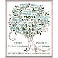 Ursula Michael Lets Love Our Family Cross Stitch Chart Hard Copy