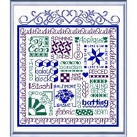 Ursula Michael Lets Quilt Cross Stitch Chart Hard Copy