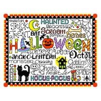 Ursula Michael Lets Trick or Treat Cross Stitch Chart Hard Copy