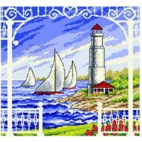 Ursula Michael Porch Scene Cross Stitch Chart Hard Copy