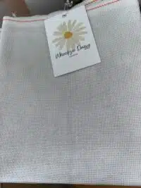 Whoopsie Daisy Designs by Daisy Chain Stitchery Whisper Grey 14 count