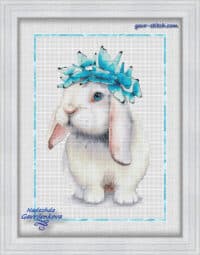 Nadezhda Gavrilenkova Rabbit and butterflies Chart Hard copy