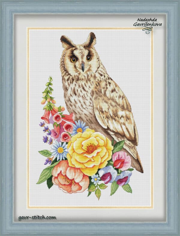 Nadezhda Gavrilenkova Summer Owl Chart Hard copy
